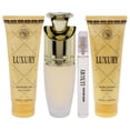 thumbnail image 2 of Lujo de la nueva marca para mujeres: set de regalo de 4 piezas: spray EDP de 3,3 oz, gel de ducha de 4,4 oz, loción corporal de 4,4 oz, spray EDP de 0,5 oz, 2 of 7
