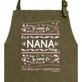 thumbnail image 2 of ThisWear It's a Nana Thing You Wouldn't Understand Apron for Kitchen Two Pocket Apron Military Green, 2 of 7