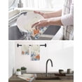 thumbnail image 5 of Orange Blue Starfish Coastal Kitchen Dish Towels for Drying Dishes Set of 3, Summer Beach Eucalyptus Rustic Waffle Weave Microfiber Hand Tea Bathroom Towels Quick Dry & Absorbent Towel 15.7x23.6, 5 of 7