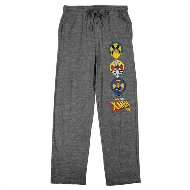 X Men Hero Logos Pajama Pants Medium