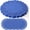 Blue, variant on 100 Packs Black Lace Paper Placemats, 13.5 Inch Round Doilies, 50 GSM Heavy-Duty Food-Contact Paper, Disposable Leak-Proof Table Mats for Dessert Table, Wedding, Party Setting