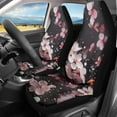 thumbnail image 2 of Yuyamidu Cherry Blossom Car Seat Covers Front Seats Only Pink Car Front Seat Protective Cover Waterproof Seat Covers for Cars Trucks SUVs Auto Interior Accessories, 2 of 7