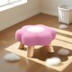 thumbnail image 1 of Muebles para oficina en casa Taburete de flores Taburete redondo pequeño Taburete de agárico de nube Decoración de habitación Durabilidad Taburete de piso Silla de bebé Taburete de madera, 1 of 6