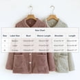 thumbnail image 3 of Wensltd Winter Fleece Lined Pajama for Women Button Down Long Sleeve Warm Thickened Solid Color Cozy Soft Home Sleepwear, 3 of 9