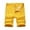 A-Yellow779, variant on XIAONU Frayed Denim Shorts For Men Mid Rise Knee Length Shorts Casual Summer Wear Shorts