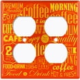 thumbnail image 6 of Metal Light Switch Plate Cover Cafe Diner Coffee Sign Orange COF038, 6 of 15
