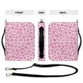 thumbnail image 5 of FOR U DESIGNS Leopard Print Leather Bible Cover Case Size XL Reusable Bible Bag with Handle and Zippered Bible Bags for Women Organizer Personalized Book Organizer Bag Bible Accessories, 5 of 7