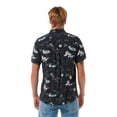 thumbnail image 2 of Rip Curl WASHED BLACK Men's Fun Times Short Sleeve Shirt, US Medium, 2 of 4