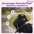 thumbnail image 6 of Waterproof Baby Car Seat Cover, Windproof Carseat Cover for Babies, Keeps babies Warm & Comfy, 6 of 7