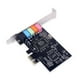 thumbnail image 4 of Tarjeta de sonido Tarjeta de sonido PCI-E CMI8738 4,1 canales PCI-E ordenador de sobremesa tarjeta de sonido compatible con salida envolvente estéreo tarjeta de sonido de Audio Abanopi Tarjeta de sonido, 4 of 6
