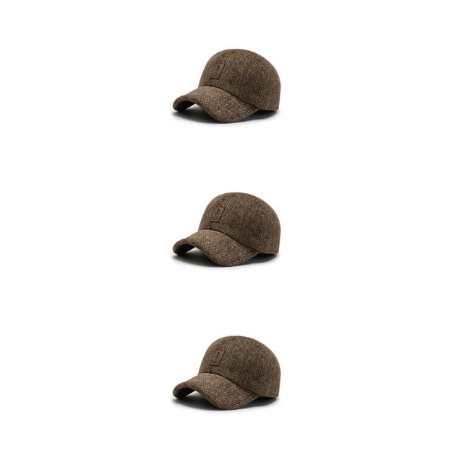 Jumpingount Gorra de béisbol cálida para otoño e invierno, sombrero portátil con hebilla ajustable, sombreros deportivos para mantener el calor Type1 NO1