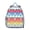 Sky-blue-7, variant on Abstract Floral Geometric Vintage Hippie Retro Style School Backpack