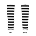 thumbnail image 2 of Black And White Stripe Arm Sleeves For Men And Women Compression Sun Protection Tattoo Cover Up Baseball Basketball Running, 2 of 6