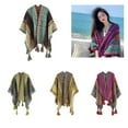 thumbnail image 2 of Women Shawl Knitted Wrap Poncho Warm Blanket for Office Outdoor Wedding, 2 of 15