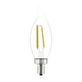 thumbnail image 3 of GE LED Light Bulbs, 60 Watt Replacement, Daylight, CA11 Decorative Candle Bulbs, 12pk, 3 of 9