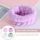 thumbnail image 4 of 4 Pairs of Plush Spa Wash Bands Wrist Wash Towel Bands for Women Wrist Sweatbands, 4 of 4