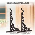 thumbnail image 4 of 2PackVintageMetalWallBrackets-CastIronPlantHangerWallHook,IdealforHangingPlanters,BirdFeeders,Lanterns.IncludesScrews, 4 of 5