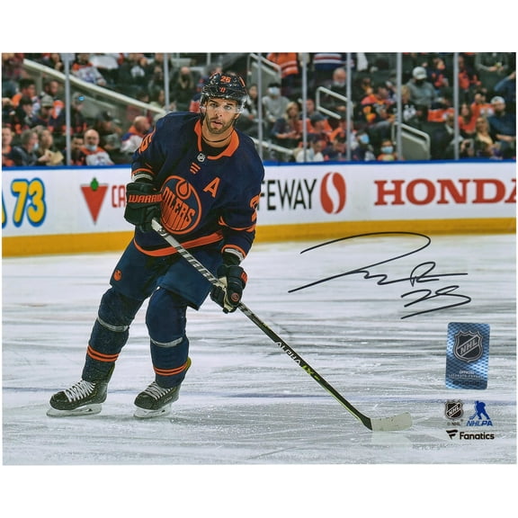 Darnell Nurse Edmonton Oilers Autographed 8" x 10" Navy Alternate Jersey Photograph - Fanatics Authentic Certified