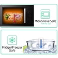 thumbnail image 4 of Recipientes de vidrio para almacenamiento de alimentos UMEIED, paquete de 10, a prueba de fugas, 4 of 5