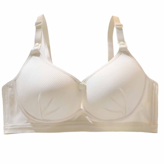 Ladies Lingerie Bras,Front Closure Bra for Women Breathable Solid Color Adjustable Strap Wireless Push Up Everyday Tshirt Bras
