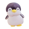 thumbnail image 3 of Bonito pingüino de peluche, pingüino de peluche, almohada para dormir con relleno de animales, muñeca para dormitorio, sala de estar, sofá, decoración Gris 30cm perfke Juguetes de animales de peluche, 3 of 9