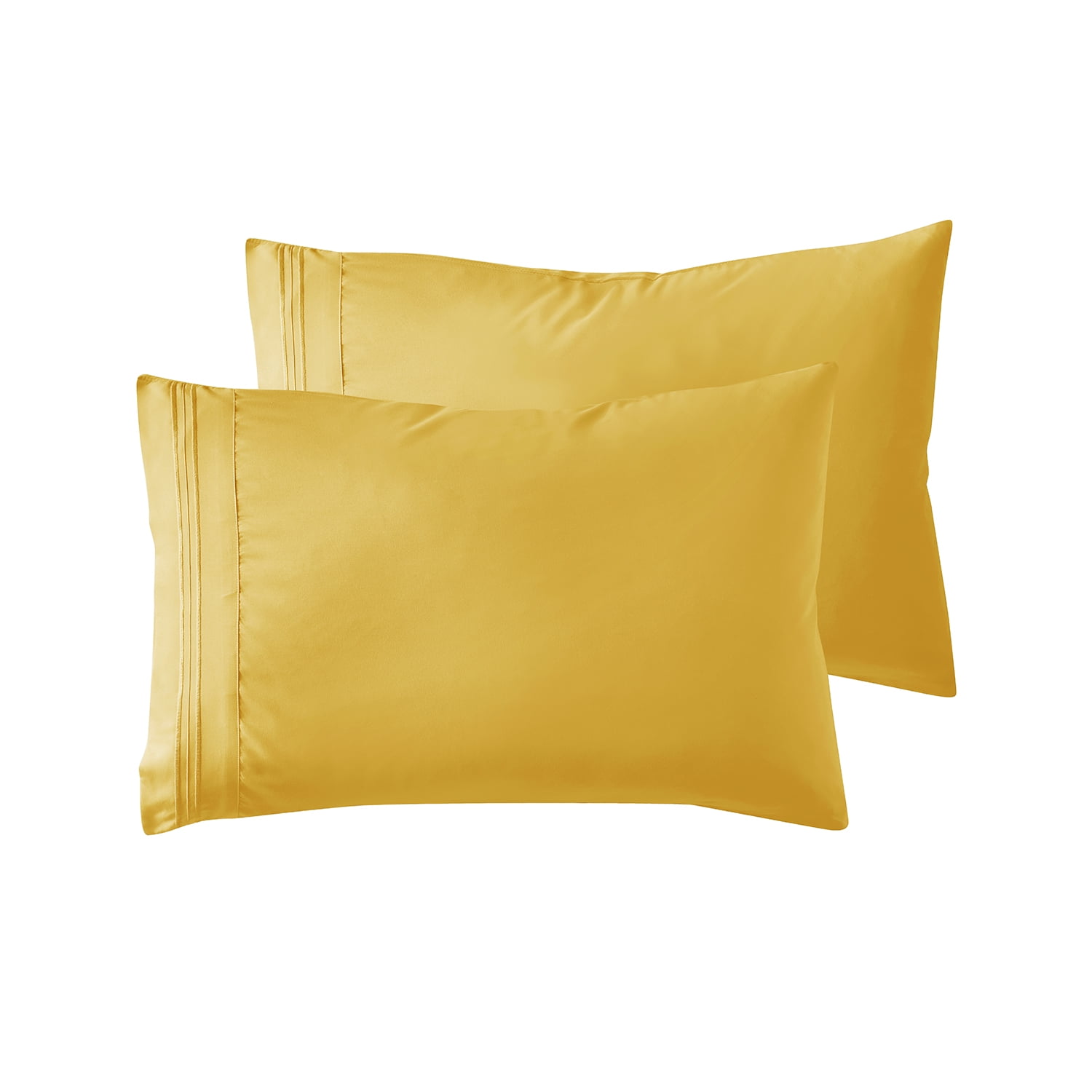 Nestl Pillow cases Premier 1800, Luxury Soft Microfiber Pillow Case Sleep  Covers, Queen Standard Size (20x 30), Pillow Case Set of 2 Pieces, Mocha  Light Brown 