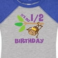 thumbnail image 4 of Inktastic Half Birthday 6 Months Baby Monkey Boys or Girls Baby Bodysuit, 4 of 5