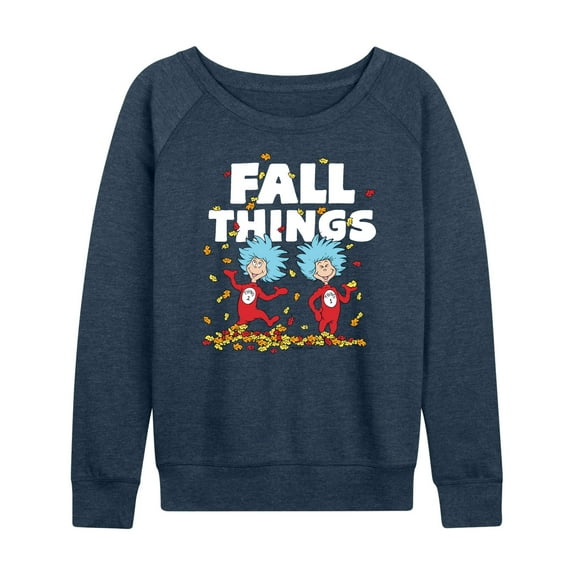 Dr. Seuss - Fall Things - Women's Lightweight French Terry Long Sleeve Shirt