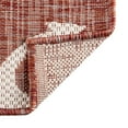 thumbnail image 3 of Unique Loom Outdoor Coastal Collection Area Rug - Ahoy (7' 10" x 11' Rectangle Rust Red/Ivory), 3 of 7