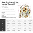 thumbnail image 5 of Lsque Sunflowers Leaves And Birds UPF 50+ Lightweight Sun Protection Men's Women's Long Sleeve Shirt, Hoodie Performance -Large, 5 of 9