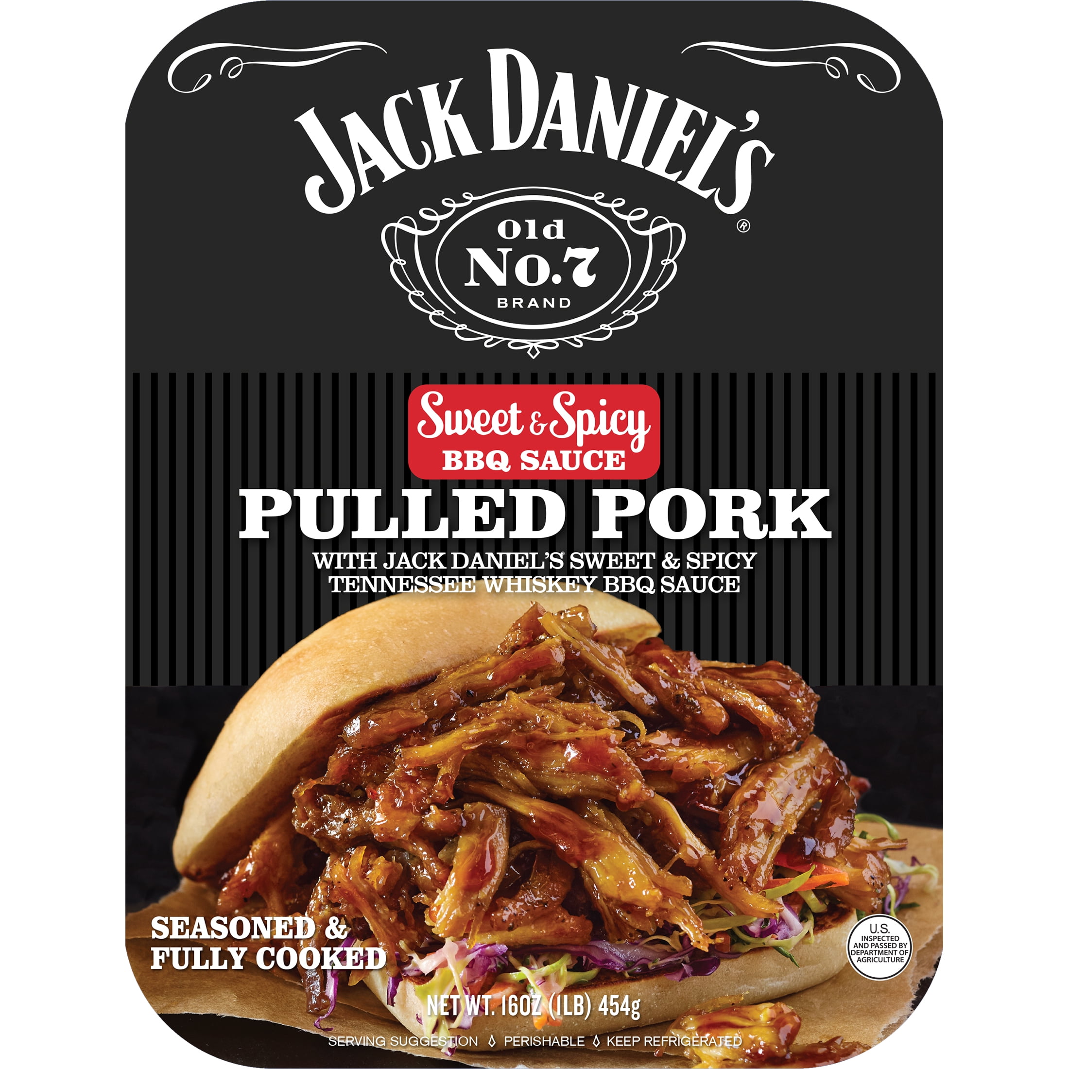 Jack Daniel's Sweet & Spicy BBQ Pulled Pork,16 oz (Fresh)