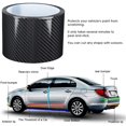 thumbnail image 4 of Carbon Fiber Sticker, Black Carbon Fiber Protective Film Car Door Edge Guard Anti-scratch Sticker(7CM*3M), 4 of 5