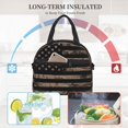thumbnail image 5 of Sigee American Flag with Desert Camouflage for Reusable Lunch Box for Men/Women for Work, Office, Picnic - Spacious, Lightweight, and Easy to Clean, 5 of 5