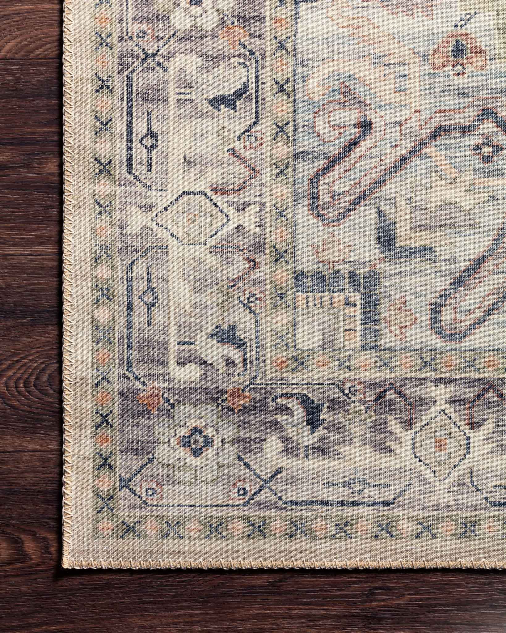 Loloi Hathaway Printed Oriental Multi / Ivory Area Rug