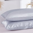thumbnail image 3 of Bedsure Satin Pillowcase For Hair and Skin Silk Pillowcase 2 Pack Pillow Cases Set of 2 - Slip Cooling Satin Pillow Covers Gold, 3 of 3