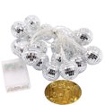 thumbnail image 2 of Neinkie String Lamp Shatterproof Energy-saving Non-Glaring Wide Application Warmly Light Romantic Atmosphere Plastic Indoor Outdoor LED Night Lamp String Light Party Supplies, 2 of 9