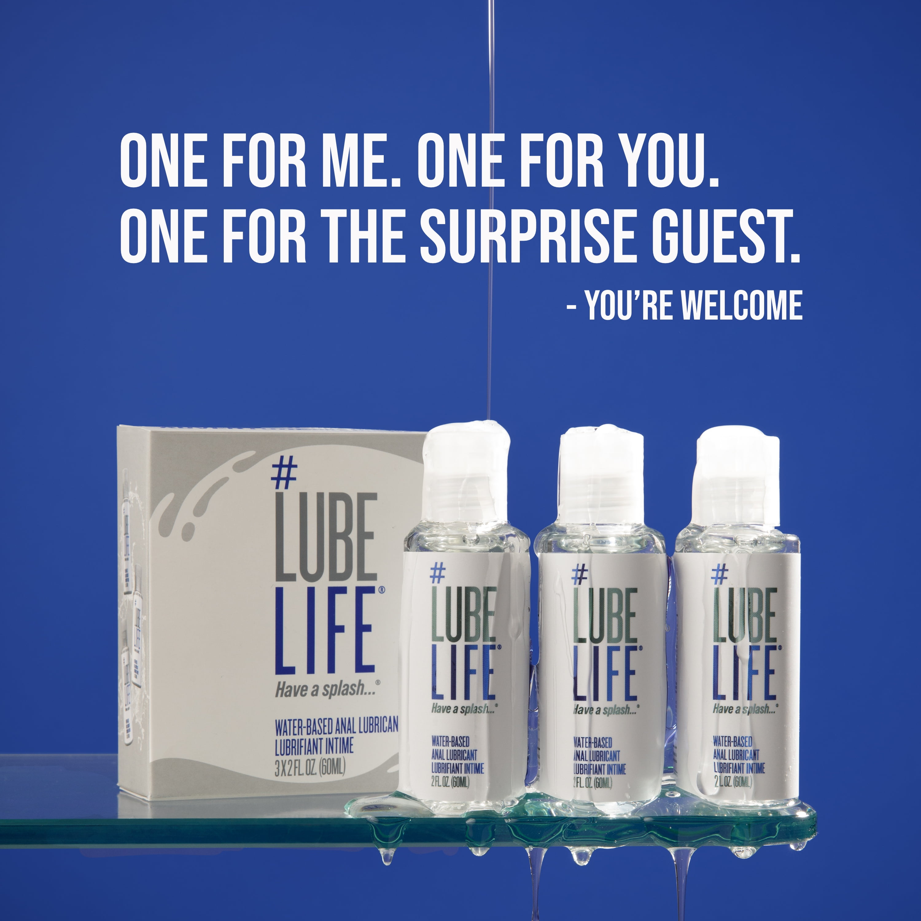 LUBELIFE Water-Based Anal Lube, 3pk of 2 fl oz, for most toy materials and  latex - Walmart.com