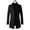 03Black, variant on guisaled Mens Trench Coat Wool Slim Fit Notched Collar Solid Thicken Long Jacket Overcoat Single Breasted Casual Pea Coats