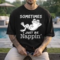 thumbnail image 2 of Sometimes I Just Be Nappin’ Frog T-Shirt – Funny Lazy Day Tee for Nap Lovers & Frog Fans, 2 of 5