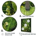 thumbnail image 3 of Designart "Grass Green Melodies On Guitar III" Music Wall Decor, 3 of 7
