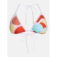 thumbnail image 5 of No Boundaries Groovy Print Triangle Bikini Swim Top, Women's XXS-XXL, 5 of 5