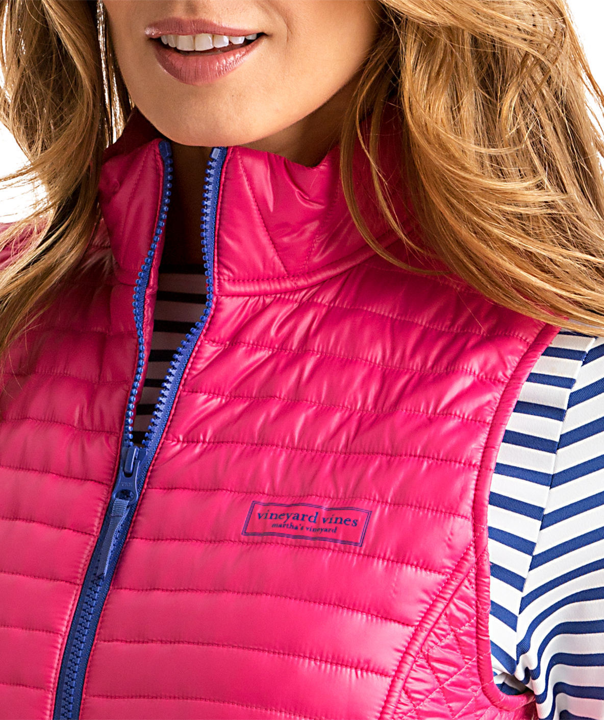 Puffer Vest Rhododendron Pink 