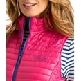 thumbnail image 4 of vineyard vines women's puffer vest rhododendron pink $158.00 (xs) x-small, 4 of 4