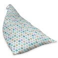 thumbnail image 2 of Marble Print Lounger Chair Bag, Abstract Pastel Honeycomb Pattern and Various Ornamental Hexagons, High Capacity Storage with Handle Container, Lounger Size, White and Multicolor, by Ambesonne, 2 of 5