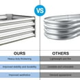 thumbnail image 4 of Aukfa Raised Garden Bed Kit - Garden Outdoor Planter Box for Vegetables - 7.6 ft x 3.7ft - Silver, 4 of 7