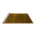 thumbnail image 2 of Ahgly Company Machine Washable Indoor Rectangle Oriental Yellow Industrial Area Rugs, 3' x 5', 2 of 4