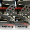 thumbnail image 5 of Krator Bolt Toppers Caps Chrome Bike Frame Bolt Cover Kit Compatible with 2008 UP Harley Davidson FLT / FLH, 5 of 5