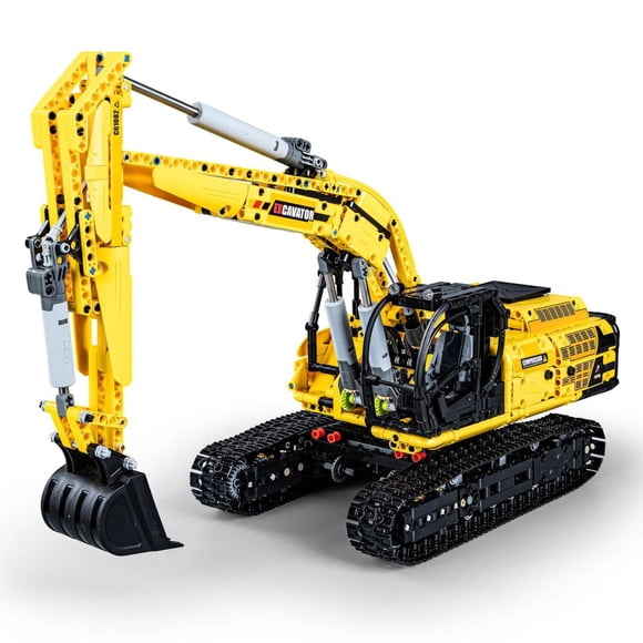 CaDA Ensemble de Blocs de Construction Excavatrice 1702 Pcs, Ensemble de Jouets de Construction