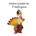 thumbnail image 3 of 7 Inch Thanksgiving Desk Goose Outfit, Fall Turkey Desk Goose, Fall Decoration for Mini Statues Office and Home, Cute Desktop Accessories Shelf Display, Autumn Party Supplies, 3 of 8