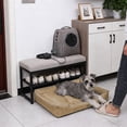 thumbnail image 6 of Kraoden Waterproof Antiskid Pet Bed for Small Dogs and Cats, Soft Comfortable Lint Rectangle Mat with Supportive Edges for Indoor Outdoor Use, Durable Cozy Resting Mat, 6 of 6